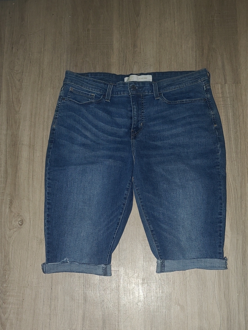 Levi's Women's Dark Blue Midrise Skinny Jeans Sz 14